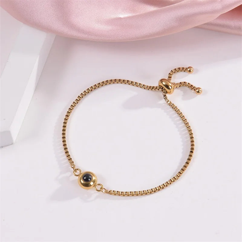 צמיד לב זהב - תמונה מוצפנת